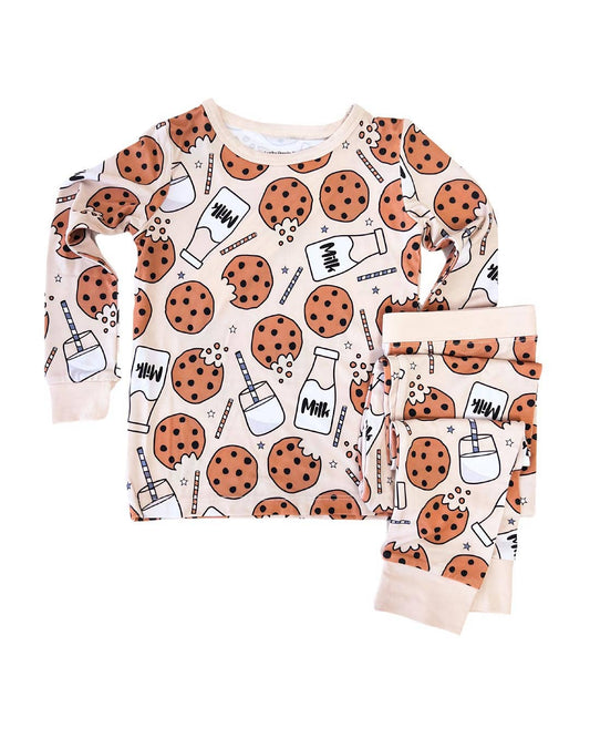 Bamboo Kids' Two Piece Set | Milk & Cookies